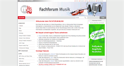 Desktop Screenshot of fachforum-musik.de